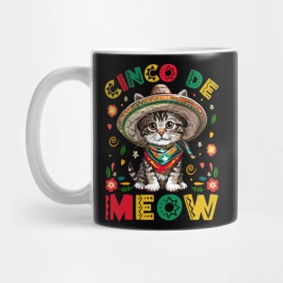 Cinco De Meow Mexican Cat Mug